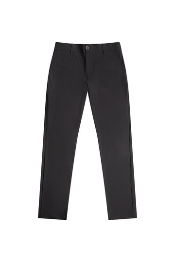 Tech Pantalon Black — Refined Everyday Fit