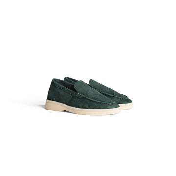Moss Green Portofino Loafers Kids