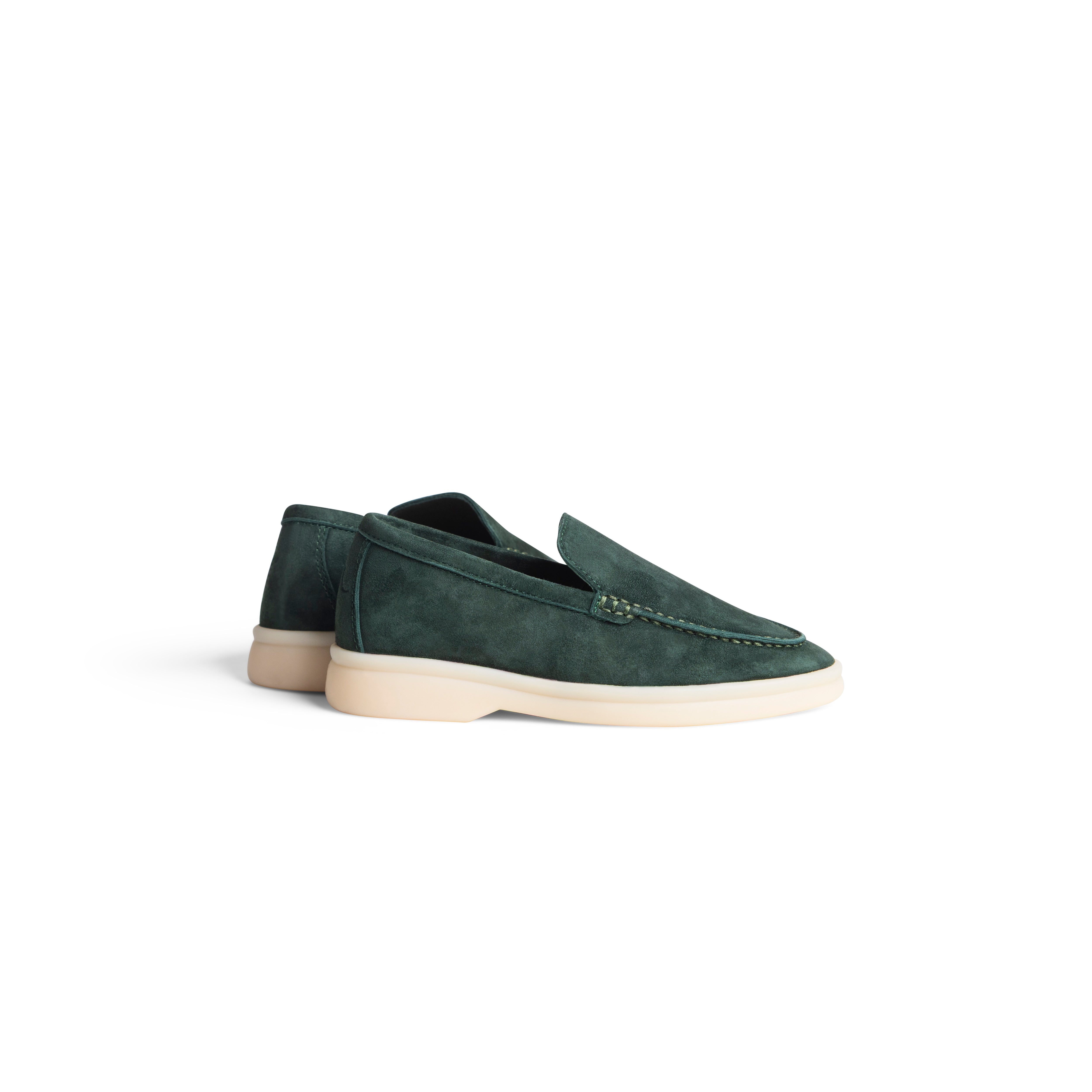Moss Green Portofino Loafers Kids