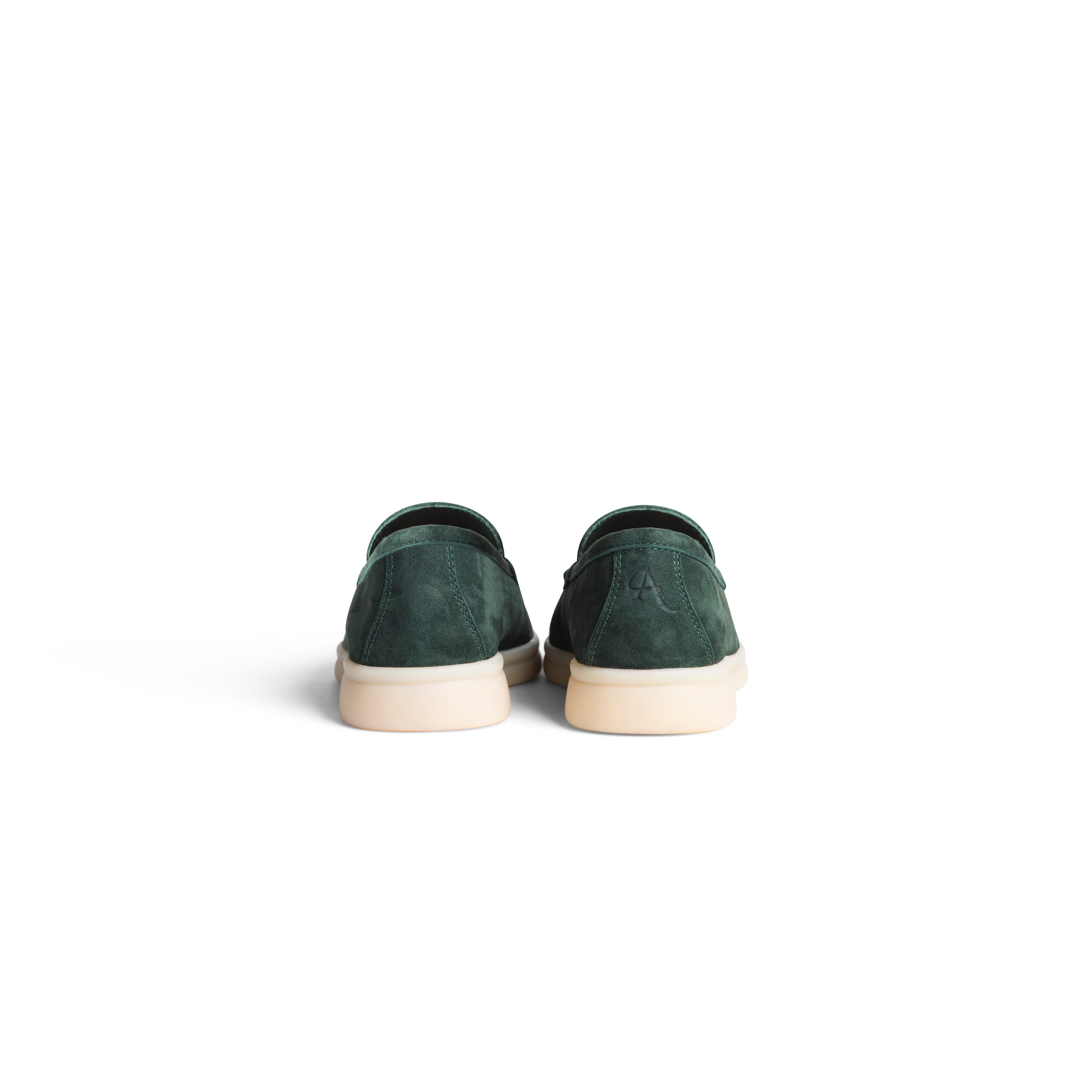 Moss Green Portofino Loafers Kids
