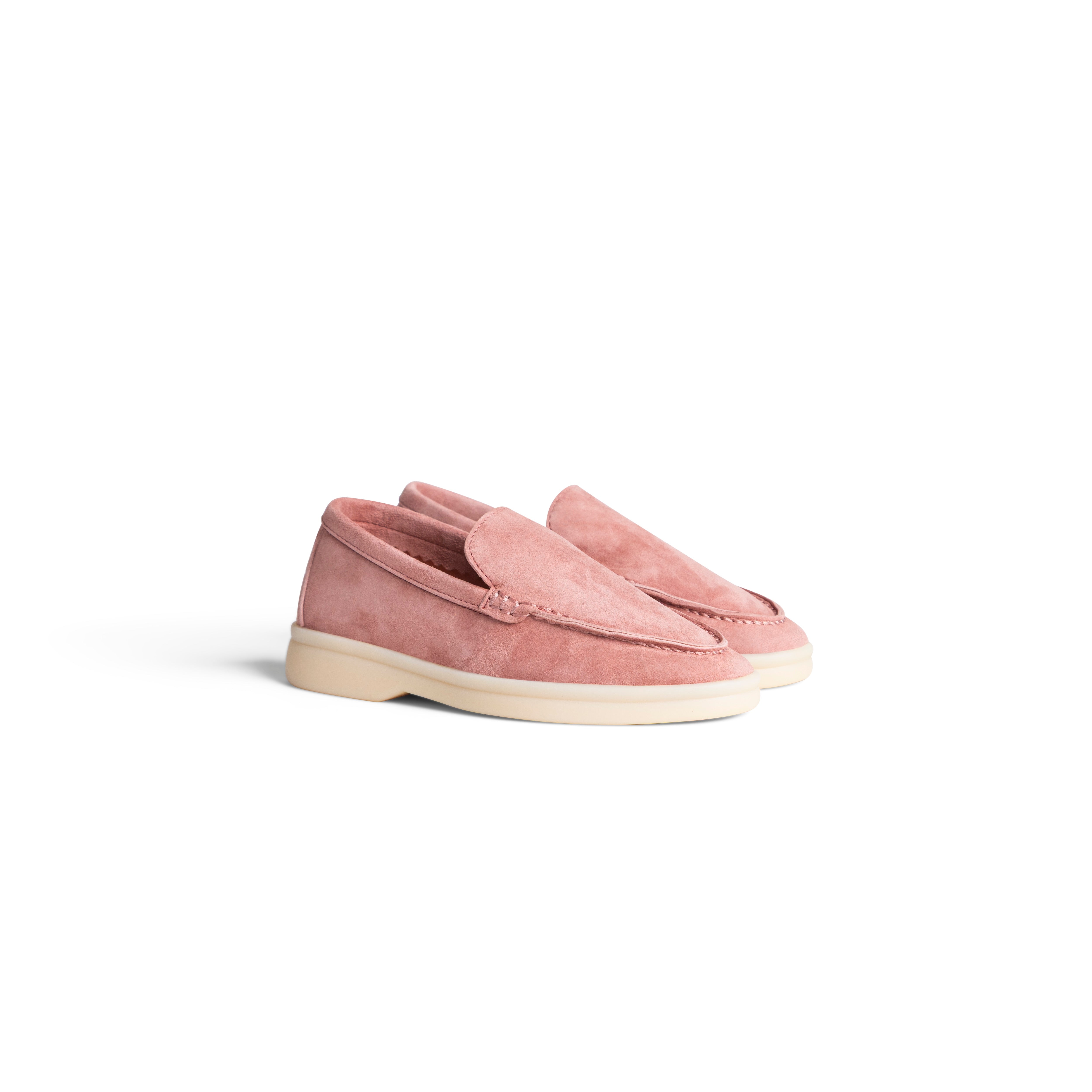 Salmon Pink Portofino Loafers Kids